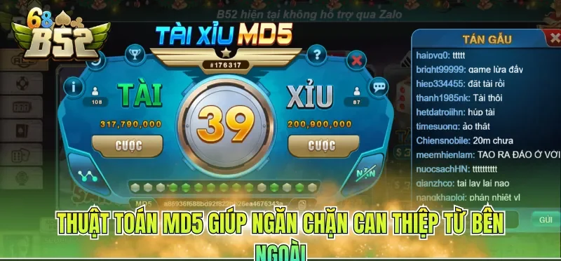 Tài Xỉu Online Đổi Thưởng Và Luật Chơi Dễ Hiểu Cho Người Mới 1 Thuật toán MD5 giúp ngăn chặn can thiệp từ bên ngoài